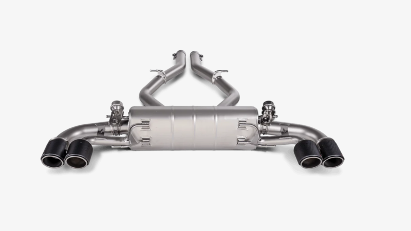 Photo of Akrapovic Slip-On Line Titanium Exhaust for the Alfa Romeo Giulia Quadrifoglio - Image 2